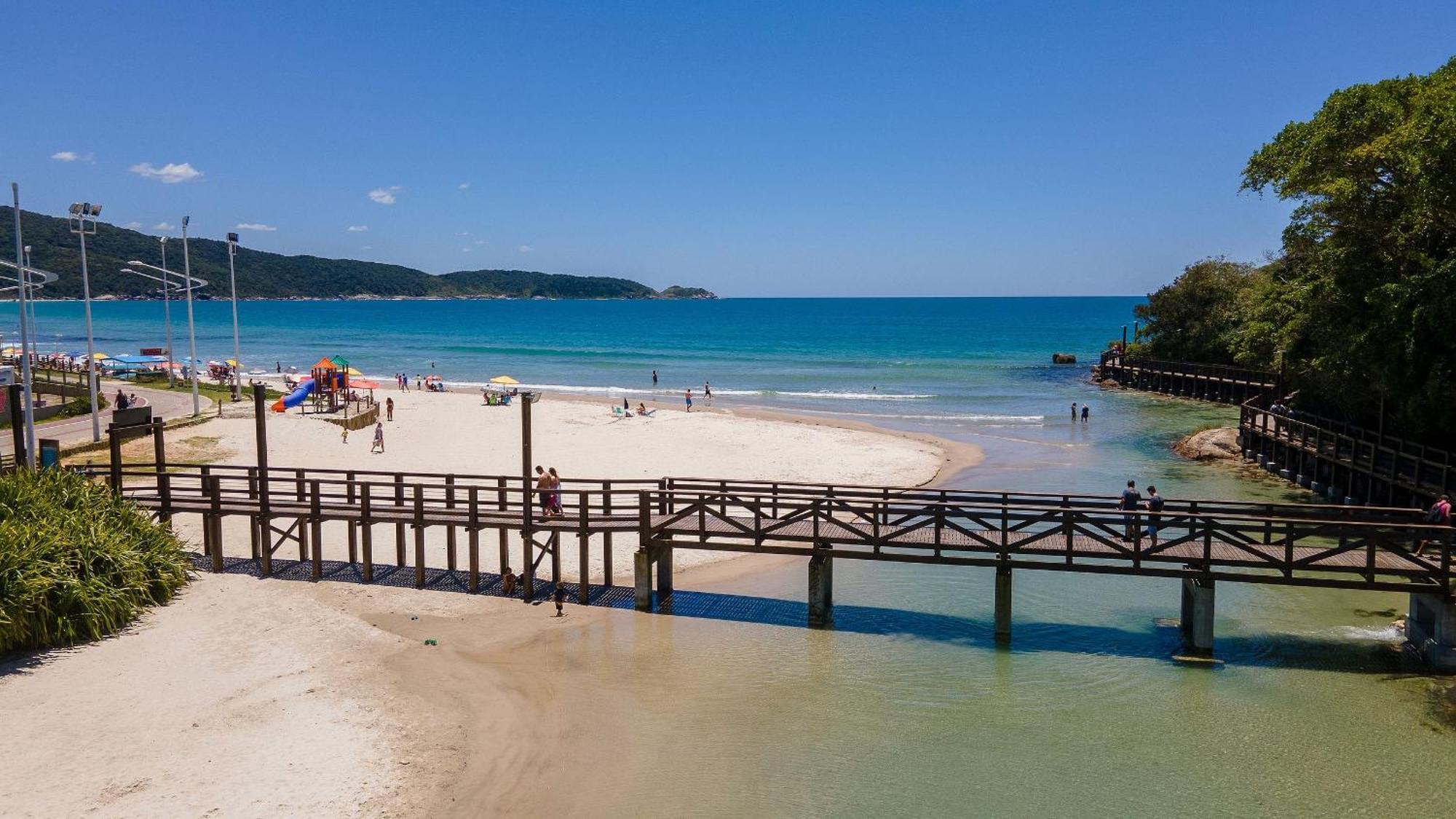 Apartamento Praia Mariscal Canto Grande Bombinhas - Canela Flats 03 ภายนอก รูปภาพ